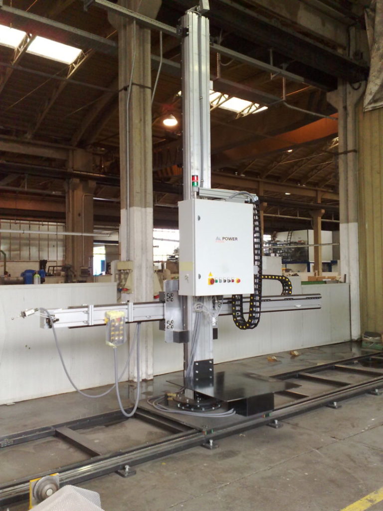 Welding Manipulator on Rail (welding solutions)